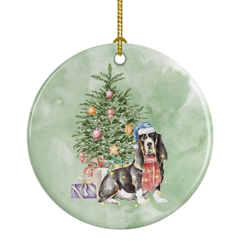 Christmas Basset Hound