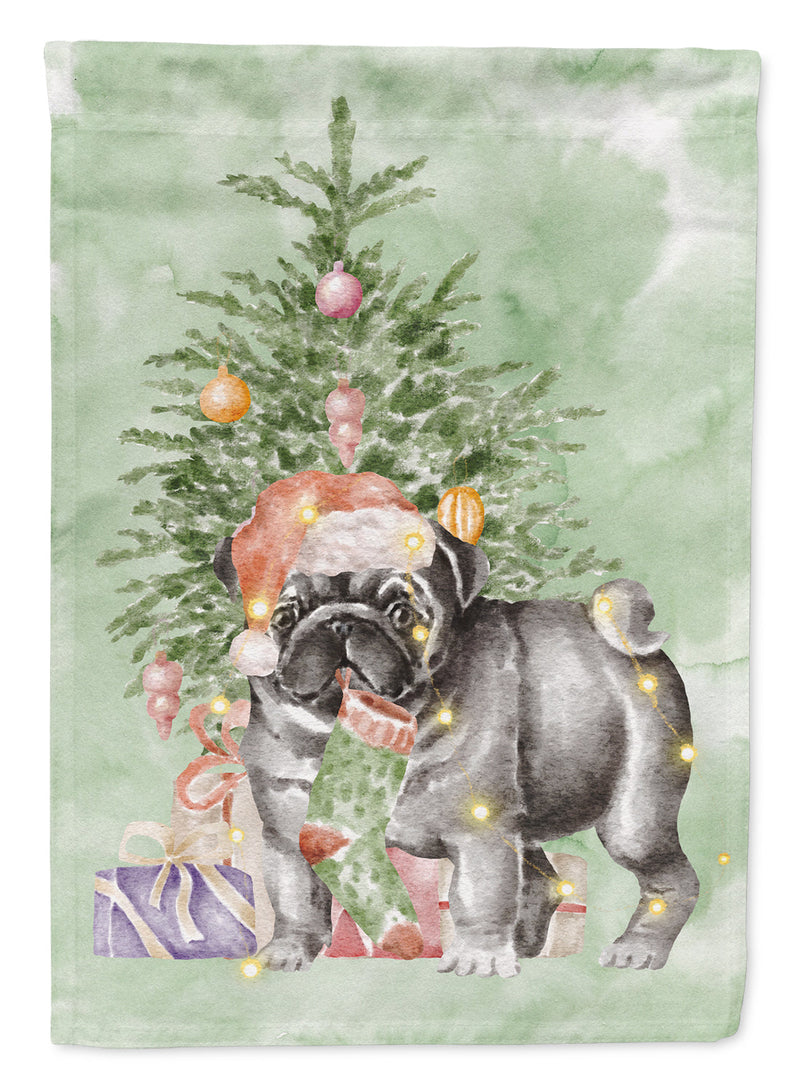 Christmas Black Pug