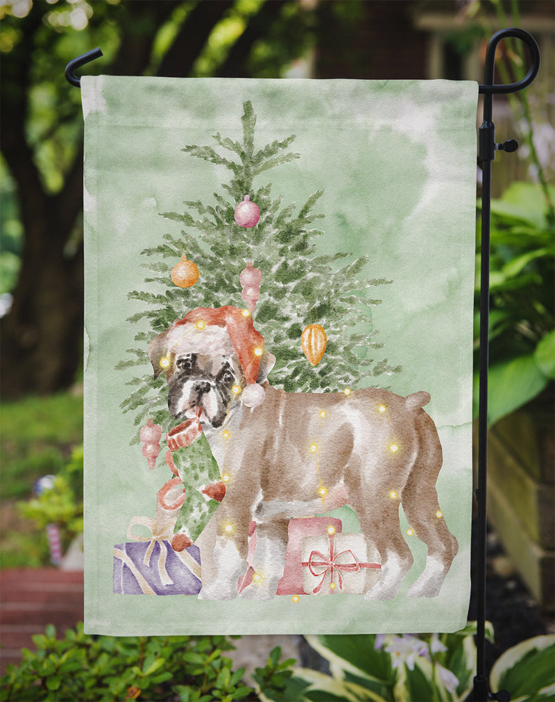 Christmas Boxer Puppy