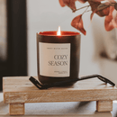 Cozy Season Soy Candle - Brown Matte Jar - 15 oz by Sweet Water Decor