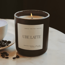Ube Latte Soy Candle - Brown Matte Jar - 15 oz by Sweet Water Decor