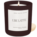 Ube Latte Soy Candle - Brown Matte Jar - 15 oz by Sweet Water Decor