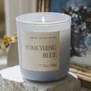 Something Blue Soy Candle - Blue Matte Jar - 15 oz (Salt and Sea) by Sweet Water Decor