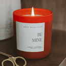 Be Mine Soy Candle - Red Matte Jar - 15 oz (Wildflowers and Salt) by Sweet Water Decor