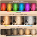 RGB Minimalist Circular Floor Lamp