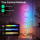 RGB Minimalist Circular Floor Lamp