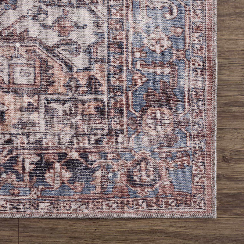 Viho Vintage Flat Pile Washable Rug - Clearance