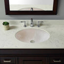 Botticino Beige Marble Natural Stone Oval Vessel Bathroom Sink Honed Finish 16 In X 20.5 In
