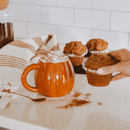 Orange Pumpkin 19 oz Figural Coffee Mug by Sweet Water Decor
