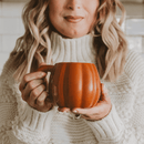 Orange Pumpkin 19 oz Figural Coffee Mug by Sweet Water Decor