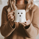 Ghost Face 12 oz Figural Coffee Mug by Sweet Water Decor
