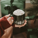 Pine Trees 14 oz Stoneware Coffee Mug by Sweet Water Decor