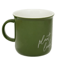 Plant Lady 11 oz Green Coffee Mug