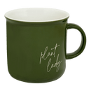 Plant Lady 11 oz Green Coffee Mug