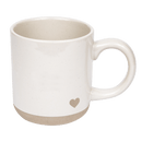 Heart 14 oz Stoneware Coffee Mug