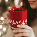 Holly 14 oz Red Stoneware Coffee Mug by Sweet Water Decor
