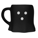 Black Ghost 12 oz Figural Coffee Mug by Sweet Water Decor