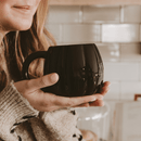 Black Pumpkin 19 oz Figural Coffee Mug by Sweet Water Decor