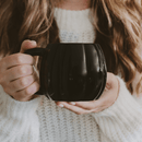 Black Pumpkin 19 oz Figural Coffee Mug by Sweet Water Decor