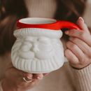 Red Hat Santa 19 oz Figural Coffee Mug by Sweet Water Decor