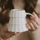 Cream Tree 17 oz Figural Coffee Mug by Sweet Water Decor
