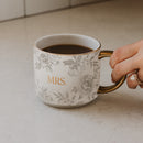 Mrs 14 oz Gold Handle Coffee Mug by Sweet Water Decor
