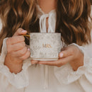 Mrs 14 oz Gold Handle Coffee Mug by Sweet Water Decor