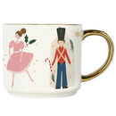 Nutcracker 14 oz Gold Handle Coffee Mug by Sweet Water Decor
