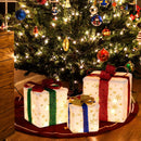 Set of 3 Christmas Lighted Gift Boxes with 48 Bright Warm Lights by DirectDeals