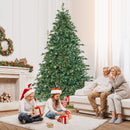 6/7/8 Feet Christmas Tree with Warm White LED Lights and Pine Cones