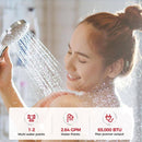 Camplux Tankless Propane Instant Hot Water Heater 2.64 GPM | White