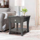 Furniture of America Amity End Table, Gray by ParrotUncle