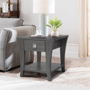 Furniture of America Amity End Table, Gray