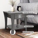 Furniture of America Amity End Table, Gray by ParrotUncle