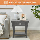 Furniture of America Amity End Table, Gray