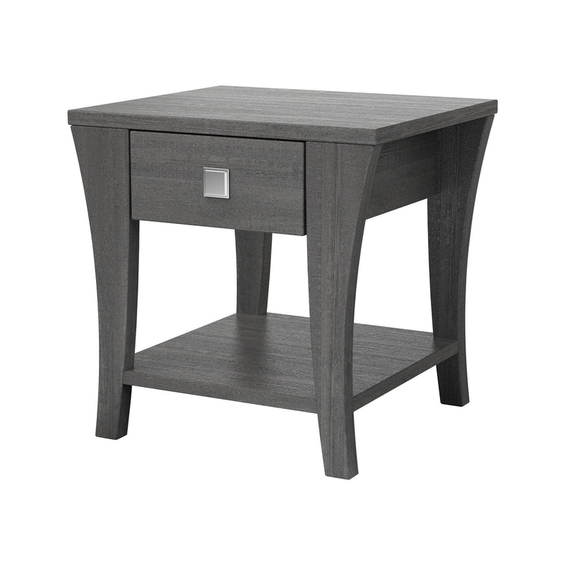 Furniture of America Amity End Table, Gray