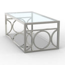47" Contemporary Coffee Table in Chrome