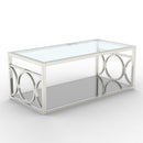 47" Contemporary Coffee Table in Chrome