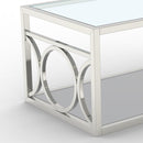 47" Contemporary Coffee Table in Chrome