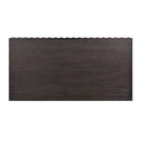 Walnut/Gold Textured Front Panels Coffee Table with Concealed Drawers