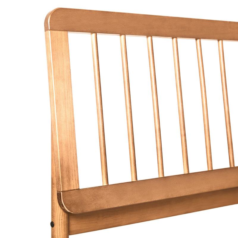 Cama Mid-Century Modern Solid Wood Spindle Bedframe