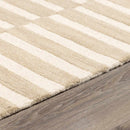 Idaho Broken-Striped Beige Area Rug | Our PNW Home X Livabliss