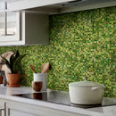 Moss Green 12x12 Glossy Uniform Square Glass Mosaic Tile (20 pack, 20 sq ft/case)