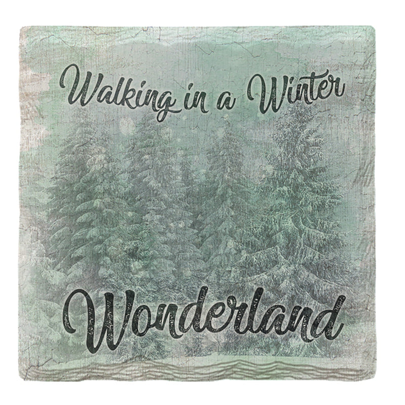 Holiday Christmas Winter Wonderland | Drink Coaster Set