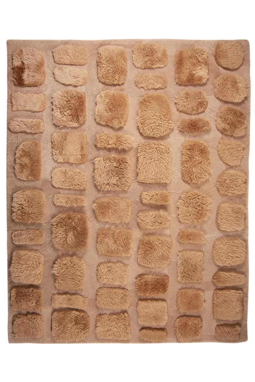 COBBLESTONE – Custom Sheepskin & Shearling Rug, photo 2 of 10