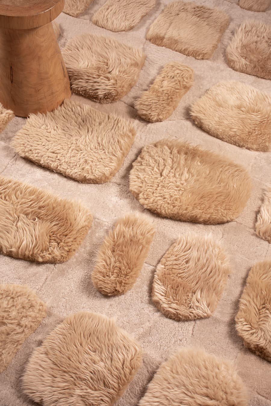 COBBLESTONE – Custom Sheepskin & Shearling Rug, photo 3 of 10
