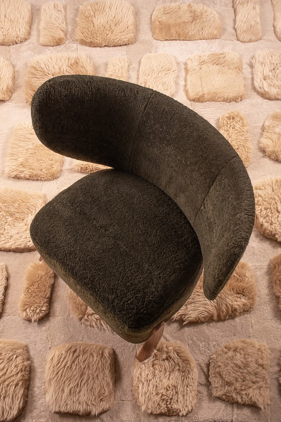 COBBLESTONE – Custom Sheepskin & Shearling Rug, photo 9 of 10