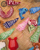 Sorority Greek Beaded Bag Charms