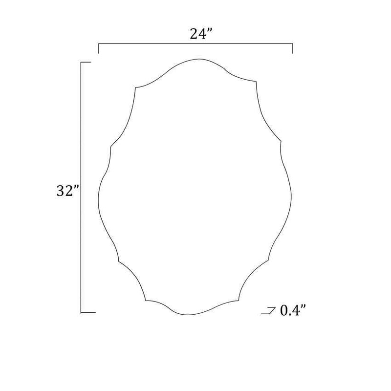 Hallwang Modern Wall Mirror