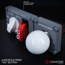 LUDICROUS SPEED "THE BALL" BUTTON PANEL by Concord Aerospace